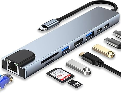 TYPE C 8 IN 1 COVERTER